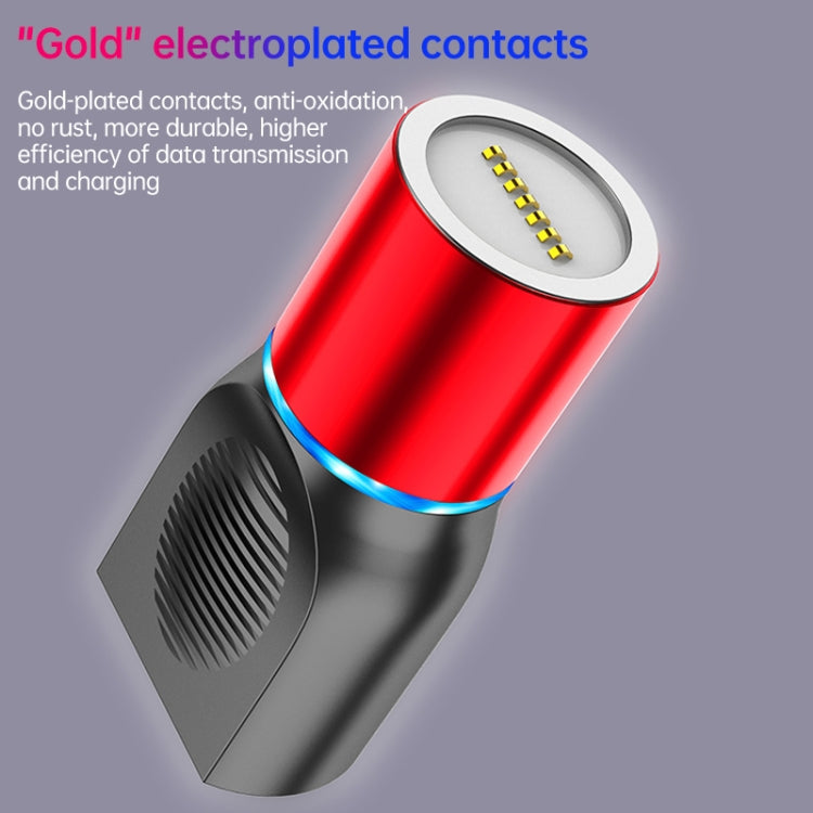 4 in 1 3A 8 Pin & USB-C / Type-C & Micro USB Zinc Alloy Magnetic Charging Head + USB-C / Type-C Magnetic Charging Adapter Set, USB-C / Type-C – Magnetic, Data Transmission