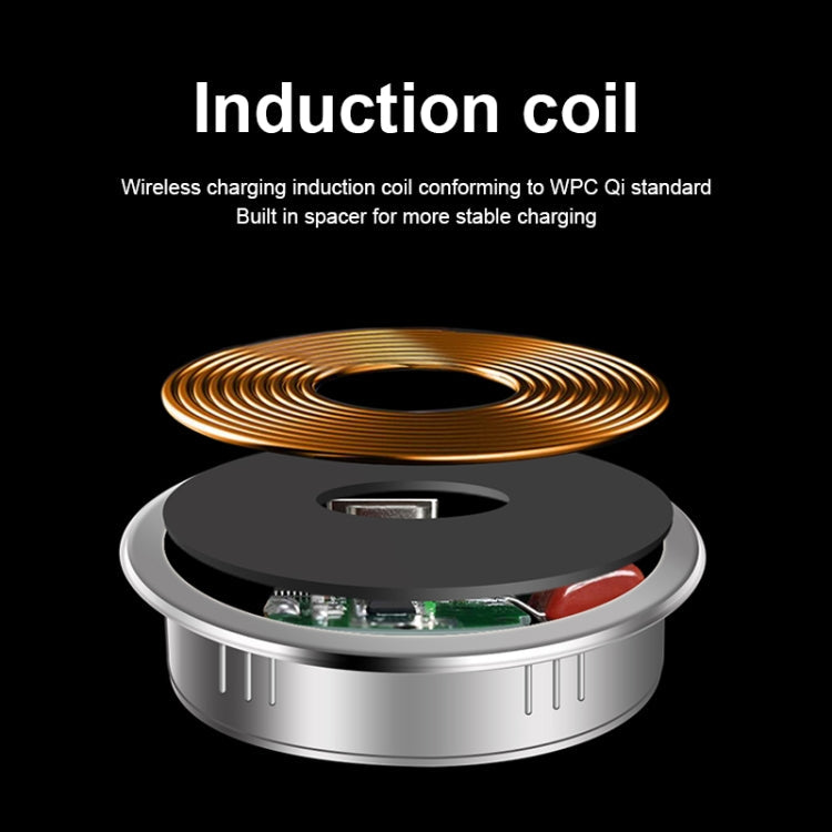 KP-ZMC Wireless Charger – Embedded Desktop Wireless Charger with PD+USB Interface Cable Length: 1.2m