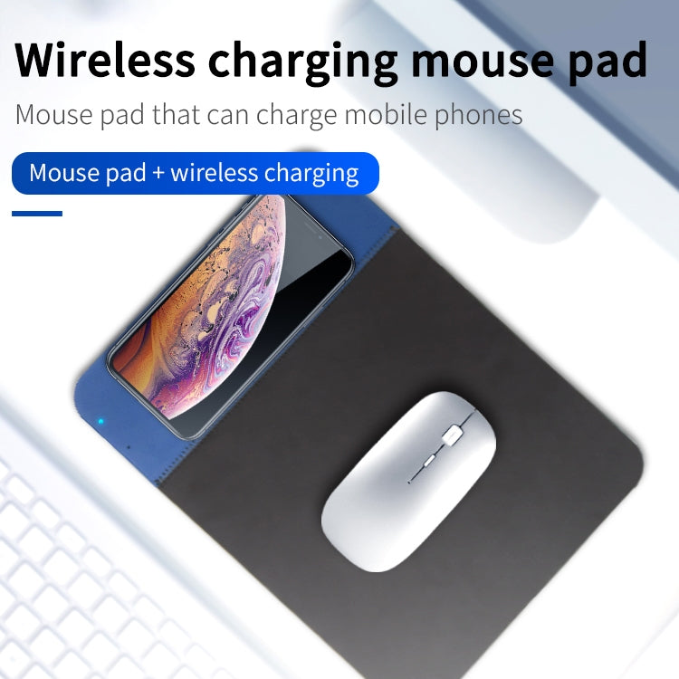 OJD-36 Wireless Charger – QI Standard 10W Lighting Wireless Charger Rubber Mouse Pad, Size: 26.2...