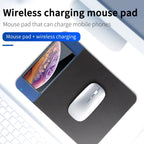 OJD-36 Wireless Charger – QI Standard 10W Lighting Wireless Charger Rubber Mouse Pad, Size: 26.2...