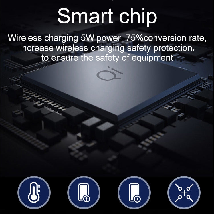 OJD-36 Wireless Charger – QI Standard 10W Lighting Wireless Charger Rubber Mouse Pad, Size: 26.2...