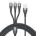 ADC-138 Data Cable – Fast Charging, Braided Nylon Black