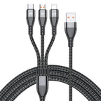 ADC-138 Data Cable – Fast Charging, Braided Nylon Black