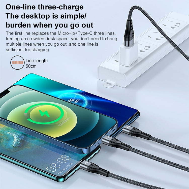 ADC-138 Data Cable – Fast Charging, Braided Nylon