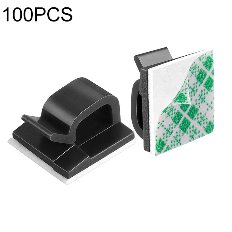 HG2392 Data Cable – 100 PCS Desktop Data Cable Organizer Fixing Clip, Gum Type: Green and... 100 PCS Black