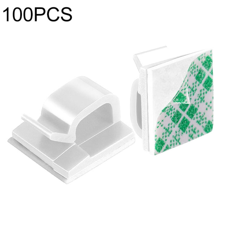 HG2392 Data Cable – 100 PCS Desktop Data Cable Organizer Fixing Clip, Gum Type: Green and... 100 PCS White