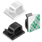 HG2392 Data Cable – 100 PCS Desktop Data Cable Organizer Fixing Clip, Gum Type: Green and...