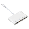 4 in 1 8 Pin to Dual USB + 3.5mm AUX + HDMI OTG Audio Digital AV Adapter – TPU