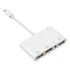 4 in 1 8 Pin to Dual USB + 3.5mm AUX + HDMI OTG Audio Digital AV Adapter – TPU