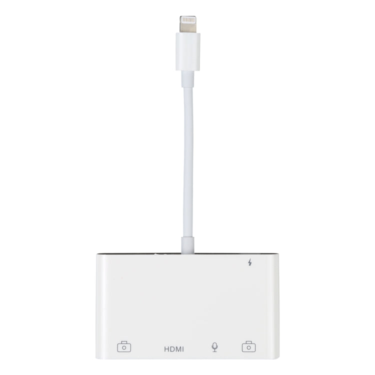 4 in 1 8 Pin to Dual USB + 3.5mm AUX + HDMI OTG Audio Digital AV Adapter – TPU
