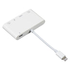 4 in 1 8 Pin to Dual USB + 3.5mm AUX + HDMI OTG Audio Digital AV Adapter – TPU