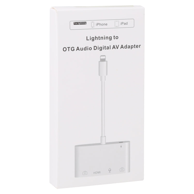 4 in 1 8 Pin to Dual USB + 3.5mm AUX + HDMI OTG Audio Digital AV Adapter – TPU
