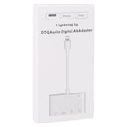 4 in 1 8 Pin to Dual USB + 3.5mm AUX + HDMI OTG Audio Digital AV Adapter – TPU