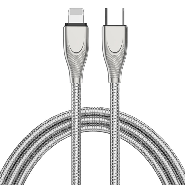 ADC-009 Data Cable – Fast Charging USB-C Type-C to 8 Pin Silver