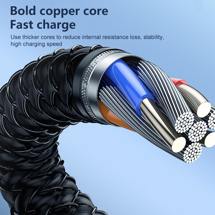 RC-140a Thor Series 65W USB-C / Type-C to USB-C / Type-C Portable Lanyard Data Cable, Cable Length: 1.2m, USB-C / Type-C to USB-C / Type-C – Lanyard, Fast Charging