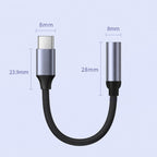 USB-C / Type-C Male to 3.5mm Audio Female Adapter Converter, Digital Audio Type, Digital Audio Type – Durable Build, Easy to Use