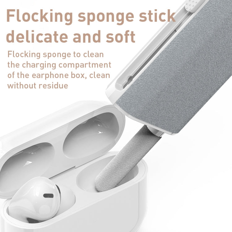 Q6 Earphone – 5 in 1 Wireless Earphone Charging Box Mobile Phone Screen Cleaning Kit, Q6