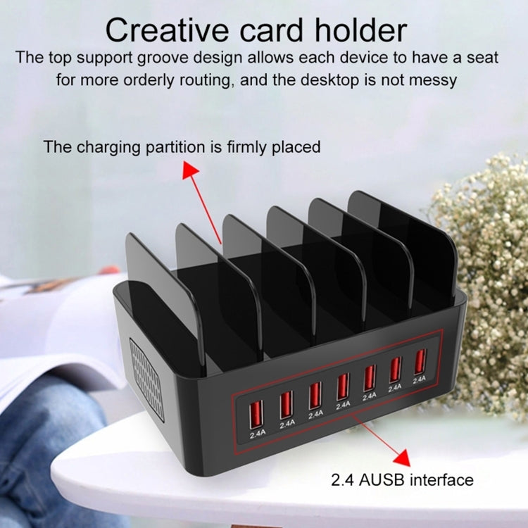 YFY-A54 Stand – 100W USB + Type-C 5-Ports Smart Charging Station with Phone & Tablet...