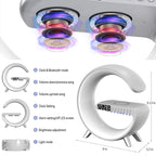 N69 Bluetooth Speaker – Smart Bluetooth Speaker Support Wireless Charger & Alarm Clock &...