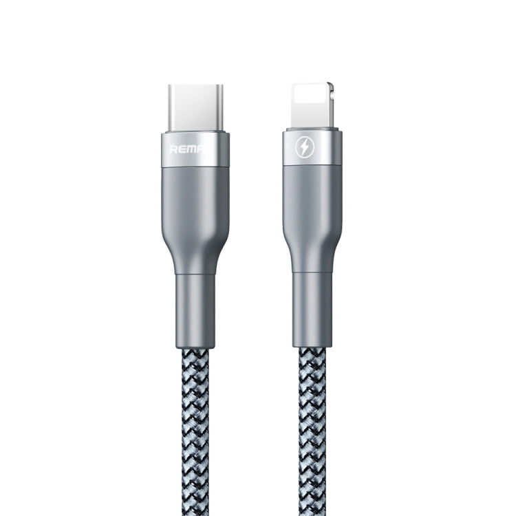 RC-009i Data Cable – Fast Charging Type-C to 8 Pin 20W Silver