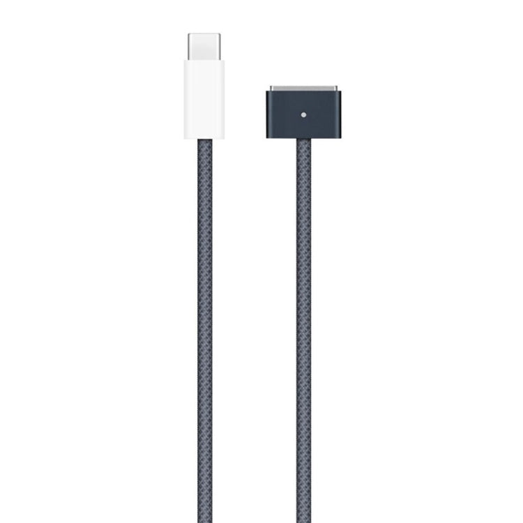 USB-C Data Cable – Magnetic, Fast Charging, Braided Nylon Blue Blue