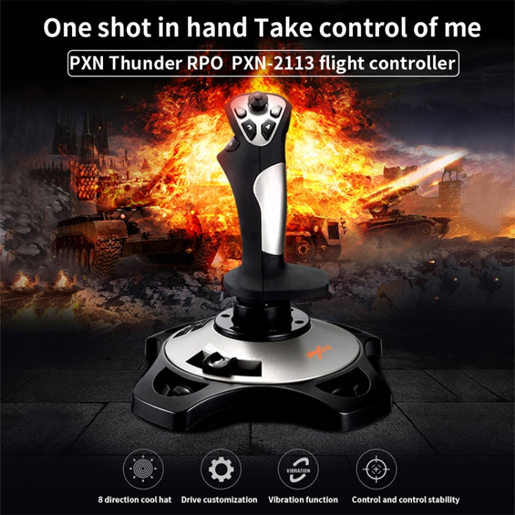 PXN PXN-2113 PC Game Imitate Flight Controller Flying Rocker, PXN PXN-2113 – Durable Build, Easy to Use