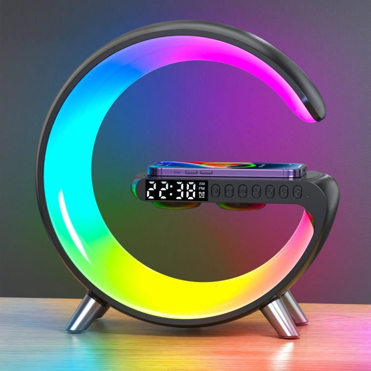 N69 Bluetooth Speaker – Smart Bluetooth Speaker Support Wireless Charger & Alarm Clock &... #2 N69 EU Plug Black