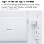 Original Xiaomi 6A USB to USB-C / Type-C 90 Degree Elbow Fast Charging Data Cable, Length: 1.5m, 6A, Length: 1.5m – Fast Charging, Aluminum Alloy, Data Transmission