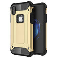 For iPhone X / XS Magic Armor TPU + PC Combination Case, For iPhone X For iPhone X Gold
