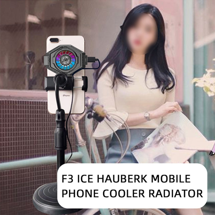 MB-F3 Accessory – Mobile Phone Live Broadcast Gaming Semiconductor Radiator Back Clamp...