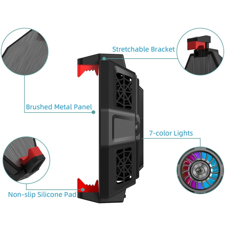 MB-F3 Accessory – Mobile Phone Live Broadcast Gaming Semiconductor Radiator Back Clamp...
