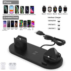 HQ-UD15-upgraded 6 in 1 Wireless Charger For iPhone, Apple Watch,...