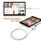 QTS-LAN8152B 1m 8 Pin to RJ45 Ethernet LAN Network Adapter Cable