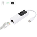 NK107A1 Cable – 8 Pin to RJ45 Ethernet LAN Network Adapter Cable for iPhone / iPad... Default Title
