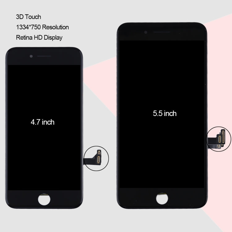 Original LCD Screen for iPhone 8 Plus, i8 Plus Original Black, i8 Plus Original White