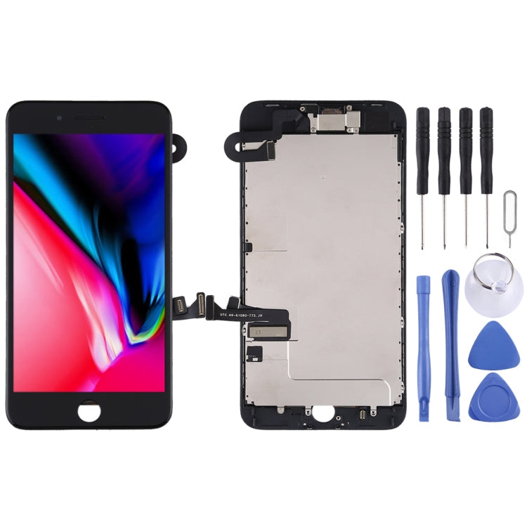 LCD Screen include Front Camera for iPhone 8 Plus, i8 Plus Black with Camera, i8 Plus White with Camera i8 Plus Black with Camera Black