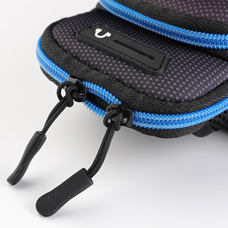 Multi-functional Universal Double Layer Zipper Sport Arm Case Phone Bag with Earphone Hole for 6.6 Inch or Below Smartphones – Waterproof