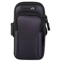 Multi-functional Universal Double Layer Zipper Sport Arm Case Phone Bag with Earphone Hole for 6.6 Inch or Below Smartphones – Waterproof