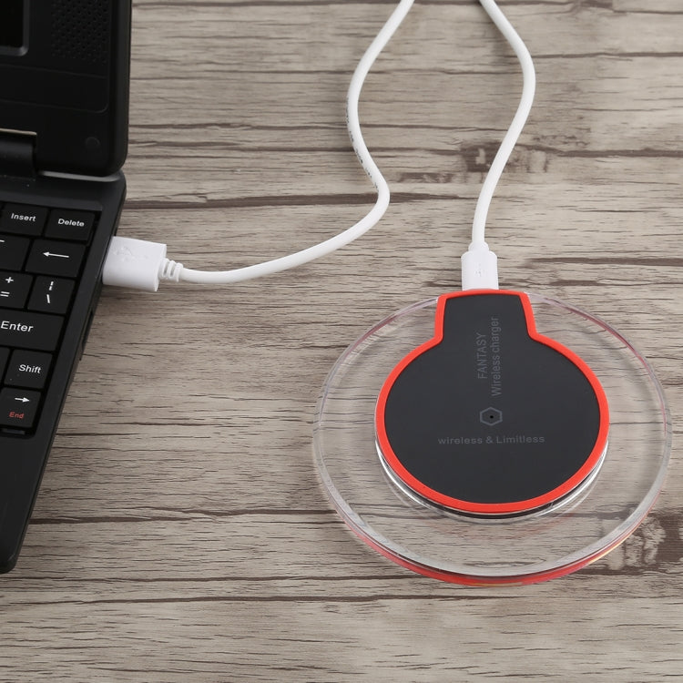 FANTASY Wireless Charger – 5V 1A Output Qi Standard Ultra-thin Wireless Charger with Charging...