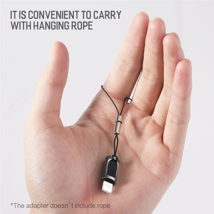 2.1A Portable USB-C/Type-C to 8 Pin Audio Converter Earphone Adapter
