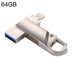 RQW-10F USB Flash Drive – 2 in 1 USB 2.0 & 8 Pin 64GB Keychain Flash Drive, RQW-10F RQW-10F