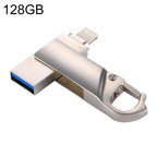 RQW-10F USB Flash Drive – 2 in 1 USB 2.0 & 8 Pin 128GB Keychain Flash Drive, RQW-10F RQW-10F