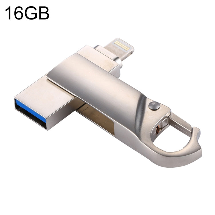 RQW-10F USB Flash Drive – 2 in 1 USB 2.0 & 8 Pin 16GB Keychain Flash Drive, RQW-10F RQW-10F