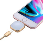 RQW-18S USB Flash Drive – 8 Pin 64GB Multi-functional Flash Disk Drive with USB / Micro USB to... (Gold)