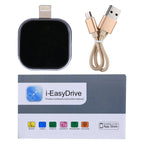 RQW-18S USB Flash Drive – 8 Pin 128GB Multi-functional Flash Disk Drive with USB / Micro USB to... (Black)