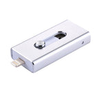 RQW-02 USB Flash Drive – 3 in 1 USB 2.0 & 8 Pin & Micro USB 64GB Flash Drive, RQW-02 Silver