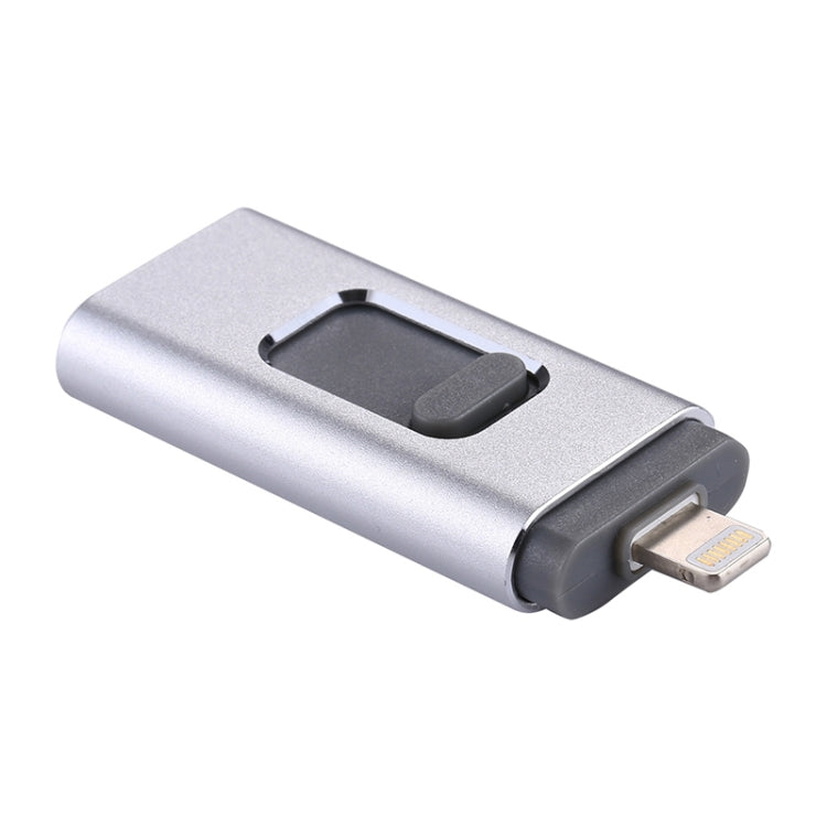 USB Flash Drive – easyflash RQW-01B 3 in 1 USB 2.0 & 8 Pin & Micro USB 64GB Flash Drive,...