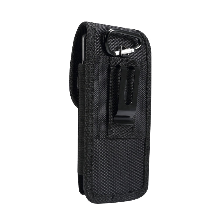4.7 inch Universal Vertical Nylon Fabric Waist Bag for iPhone X & iPhone 8, Galaxy S6, Redmi 3