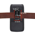4.7 inch Universal Vertical Nylon Fabric Waist Bag for iPhone X & iPhone 8, Galaxy S6, Redmi 3