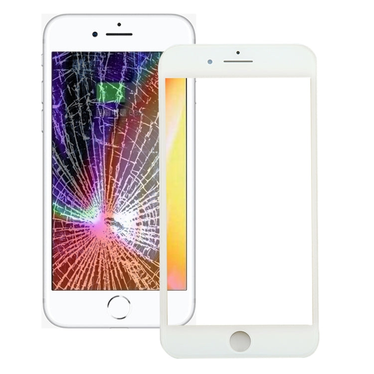 Front Screen Outer Glass Lens with Front LCD Screen Bezel Frame & OCA Optically Clear Adhesive for iPhone 8 Plus, For iPhone 8 Plus (Frame+OCA) For iPhone 8 Plus (Frame+OCA) White
